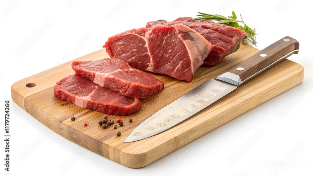 raw meat on a cutting board raw meat on a cutting board