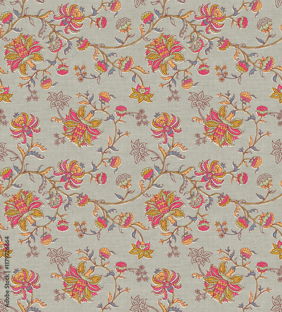 seamless pattern with cherry blossom. Digital Allover. seamless pattern with cherry blossom. Digital Allover.