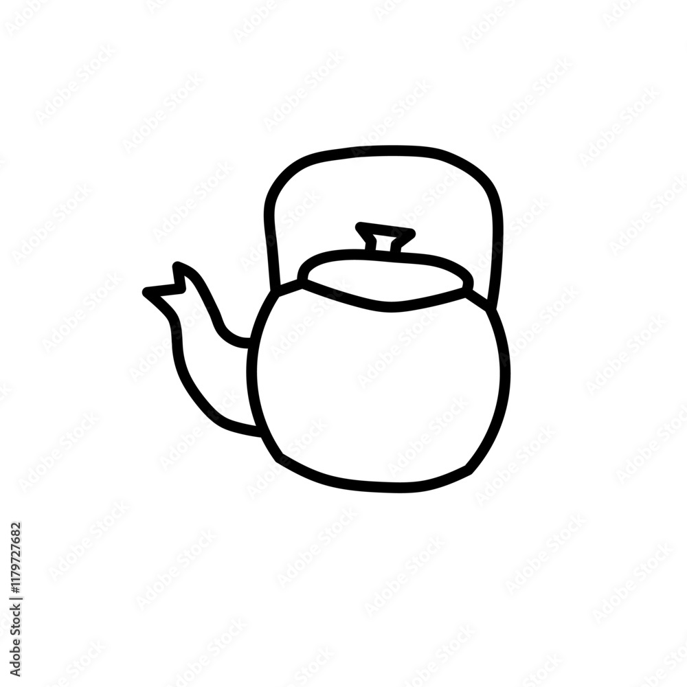 Obraz premium Kettle isolated on white