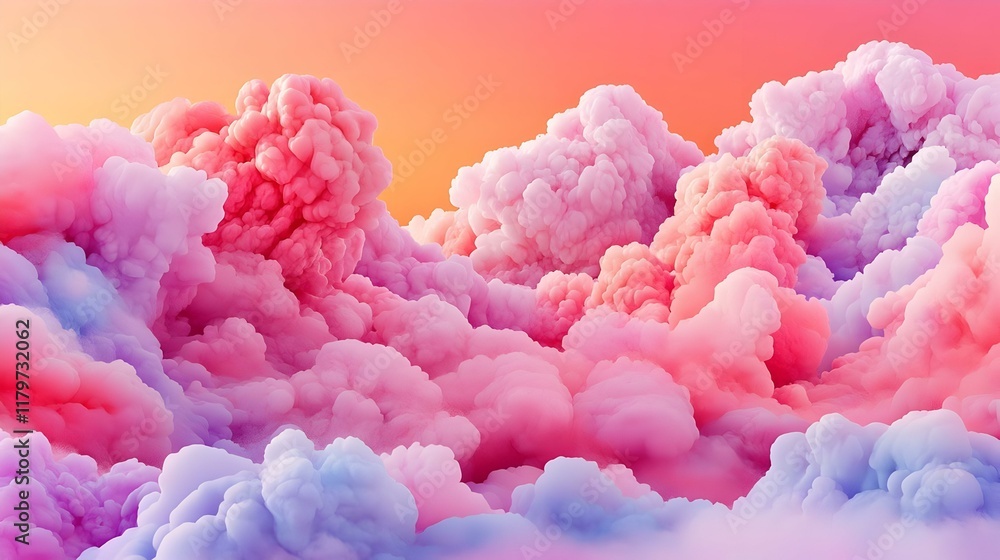 Obraz premium Vibrant Sky of Water and Colorful Powder, a mesmerizing scene where hues blend in a dynamic display, evoking a sense of celebration and joy.