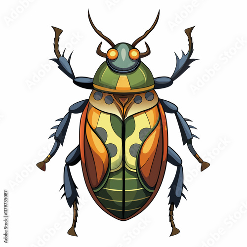 state potato beetle isolated