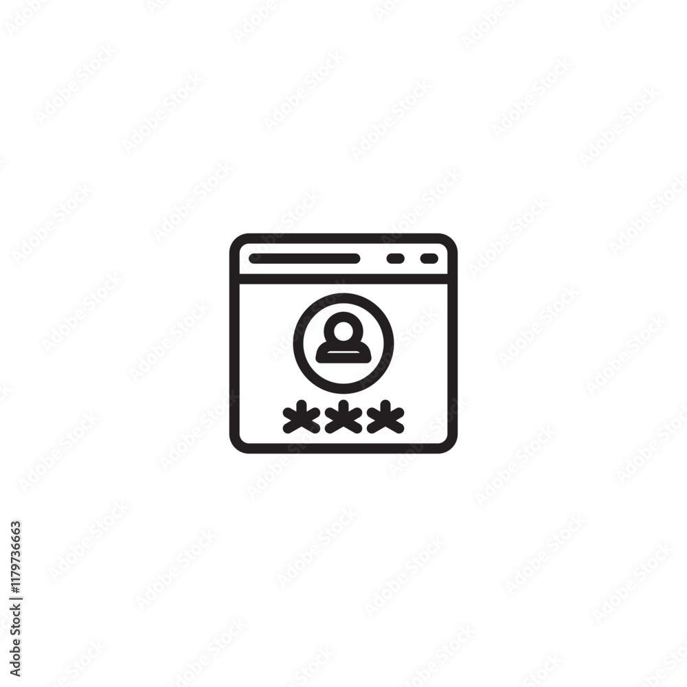 Password protected website. Website login with user icon and password field. Secure access. Secure website access. Password protection in place. Password protected website. Website login with user icon and password field. Secure access. Secure website access. Password protection in place.
