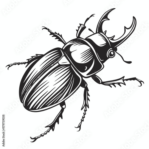 Beetle Black silhouette