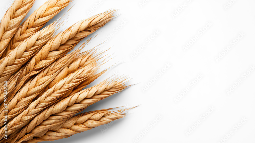 Golden Ears of Corn on Transparent Background Golden Ears of Corn on Transparent Background