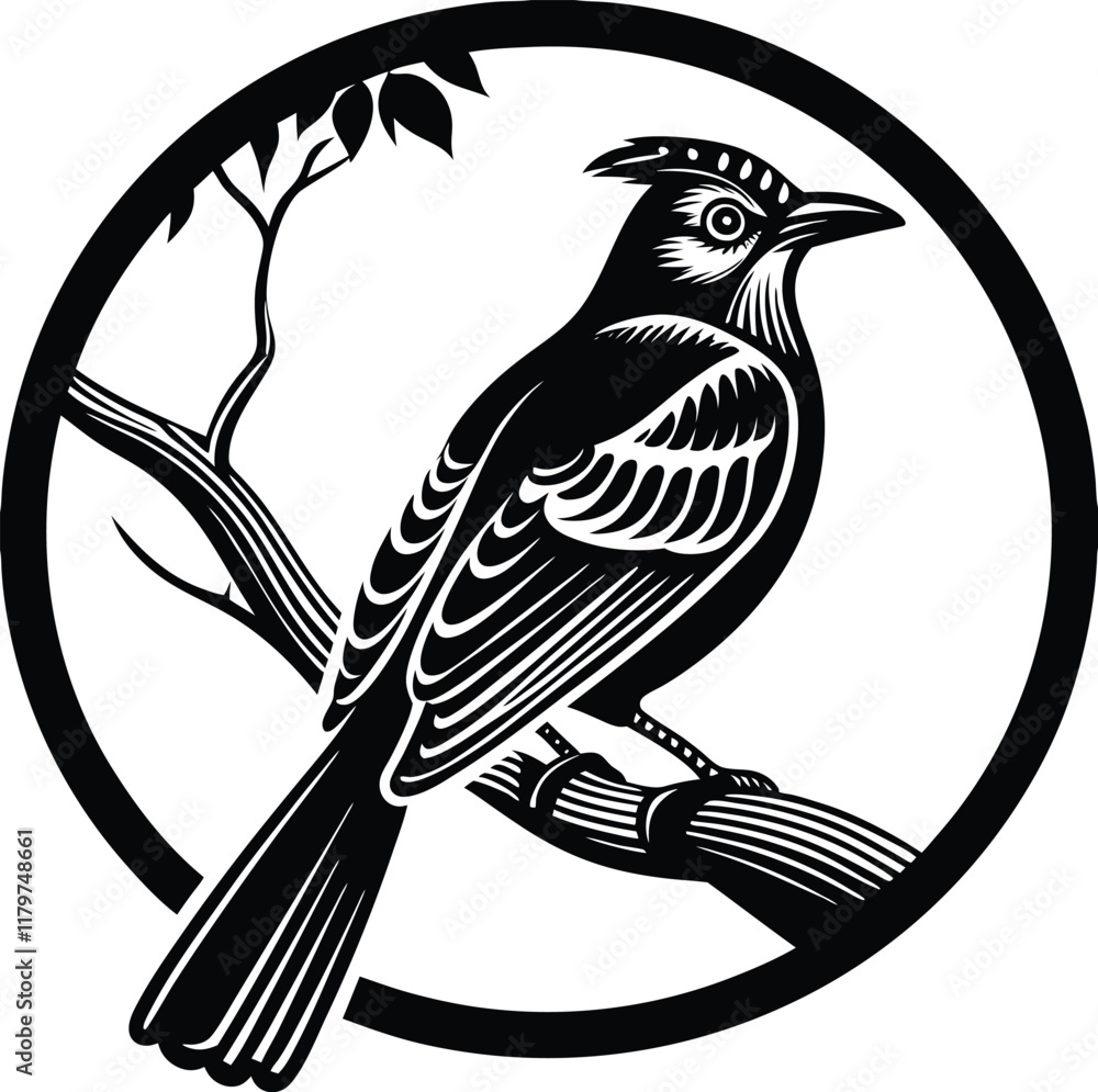 Naklejka premium illustration of a bird