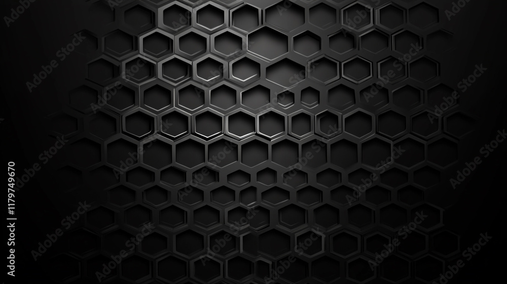 Black metal patterned surface with many small holes. Black metal patterned surface with many small holes.