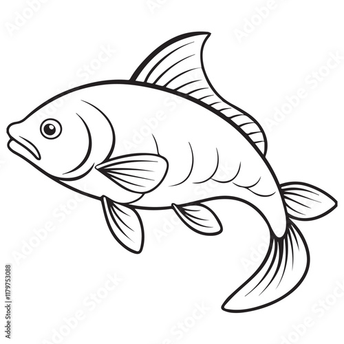 vector carp fish art free download 