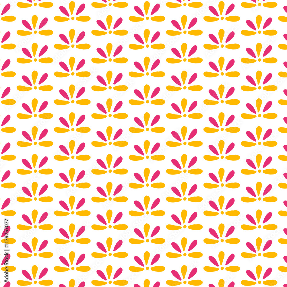 Flower pattern design with background Flower pattern design with background