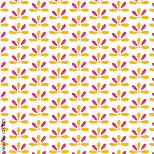 Flower pattern design with background