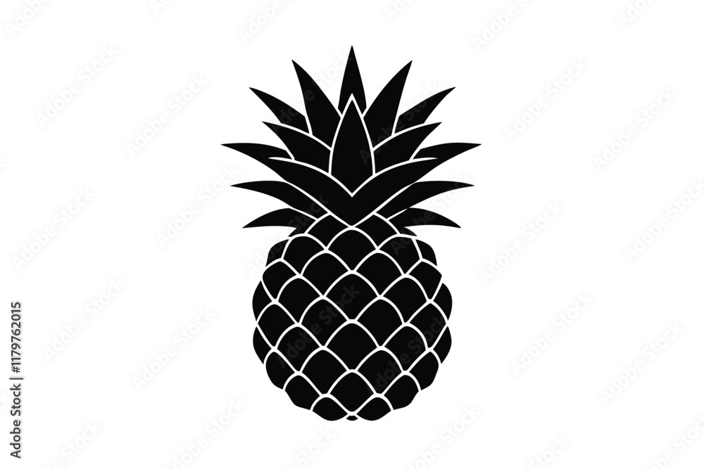 Obraz premium pineapple isolated on white