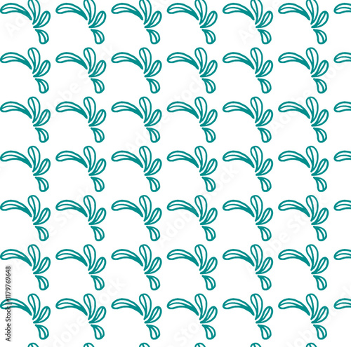Leaf pattern design with background