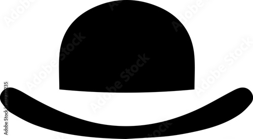 Hat vector, solid illustration, pictogram isolated on white