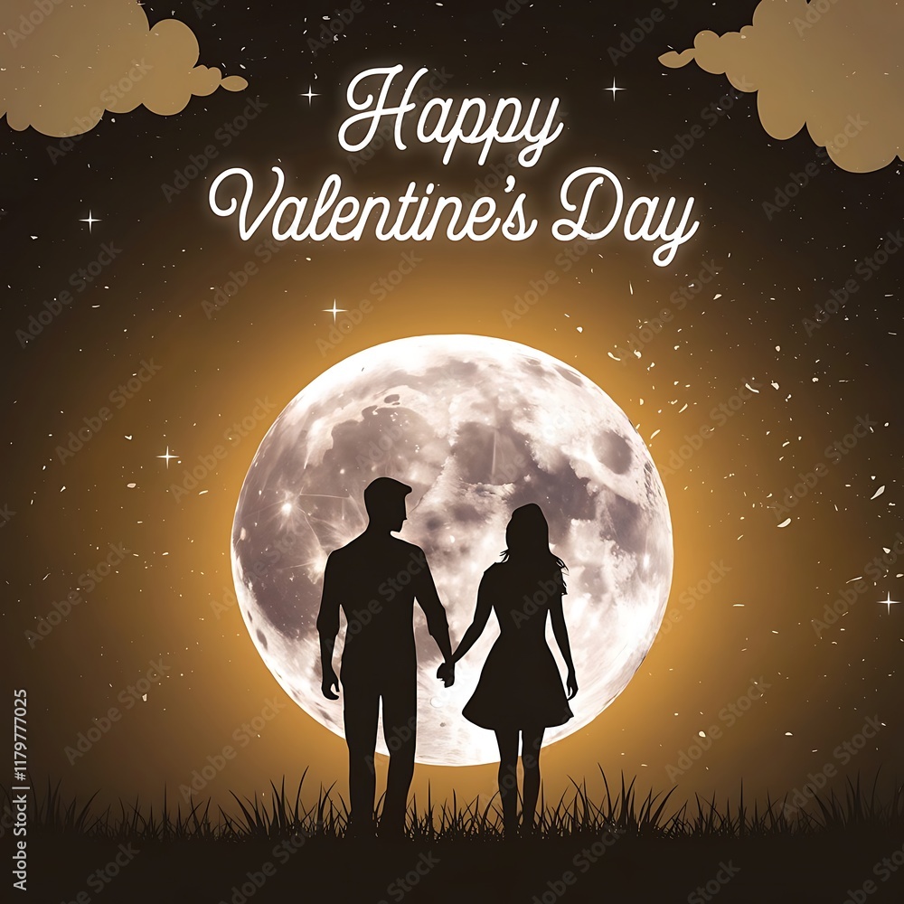 Obraz premium Valentine's Day, Burning Heart Flame. valentines day, Poster, Banner, Post, Story,