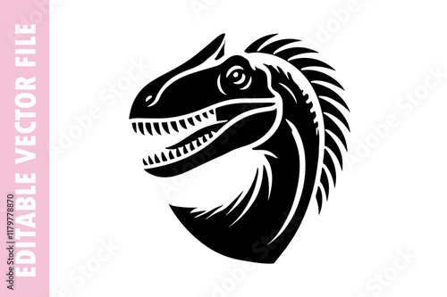 Wallpaper Mural head dinosaur vector design Torontodigital.ca