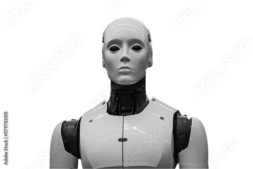 Crash test dummy on a black background, an icon of safety and technology. PNG transparent background.