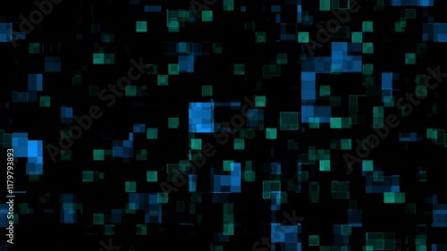 Abstract blue digital technology background