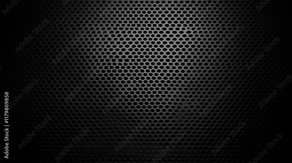 Naklejka premium Metal Floor Texture, dark list with rhombus shapes of Black steel texture background Panorama of Black Diamond Steel Plate Floor pattern and seamless background