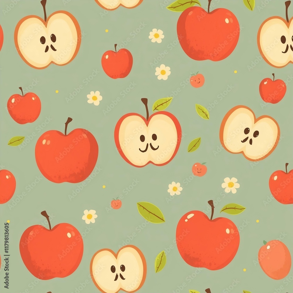 apple seamless patern. Seamless patern with Apple fruit for textile,fabric,wrapping paper,and any print. Cute Apple fruit illustration. apple seamless patern. Seamless patern with Apple fruit for textile,fabric,wrapping paper,and any print. Cute Apple fruit illustration.