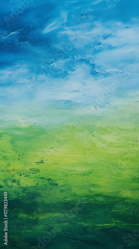 Aerial View of a Peaceful and Serene Field Under the Glowing Sun