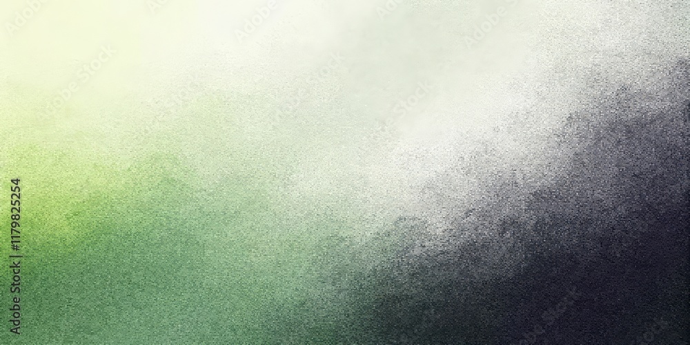 Obraz premium Abstract Green to Black Gradient Texture Background