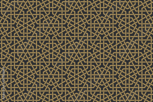 Seamless geometric pattern in authentic arabian style.