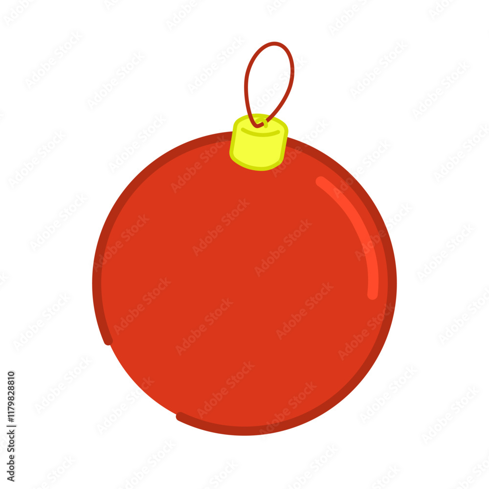 Christmas balls red vector set design. Christmas red and silver ball ornament with elegant shiny and glitter pattern for xmas round shape elements collection. Vector illustration flat Christmas balls red vector set design. Christmas red and silver ball ornament with elegant shiny and glitter pattern for xmas round shape elements collection. Vector illustration flat