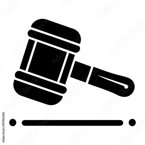 Gavel icon. judge gavel icon vector. law icon vector. auction hammer