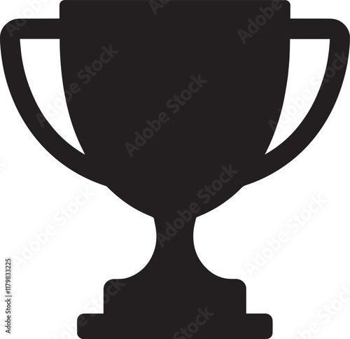 Trophy icon vector  design template