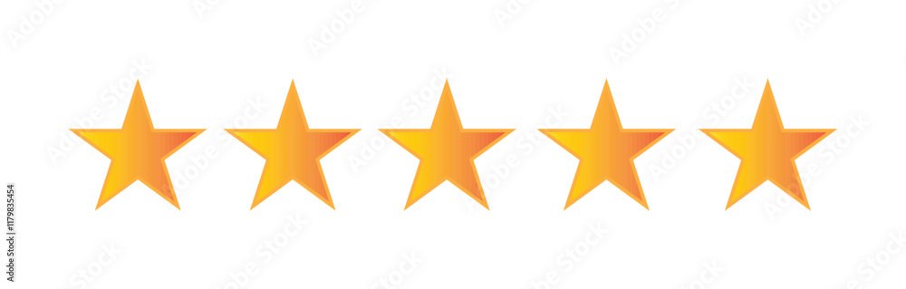 5 star customer product review icon set. 5 star rating feedback for website, app, ui design. vector illustration on transparent background 5 star customer product review icon set. 5 star rating feedback for website, app, ui design. vector illustration on transparent background