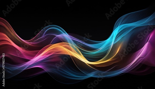 abstract wavy background
