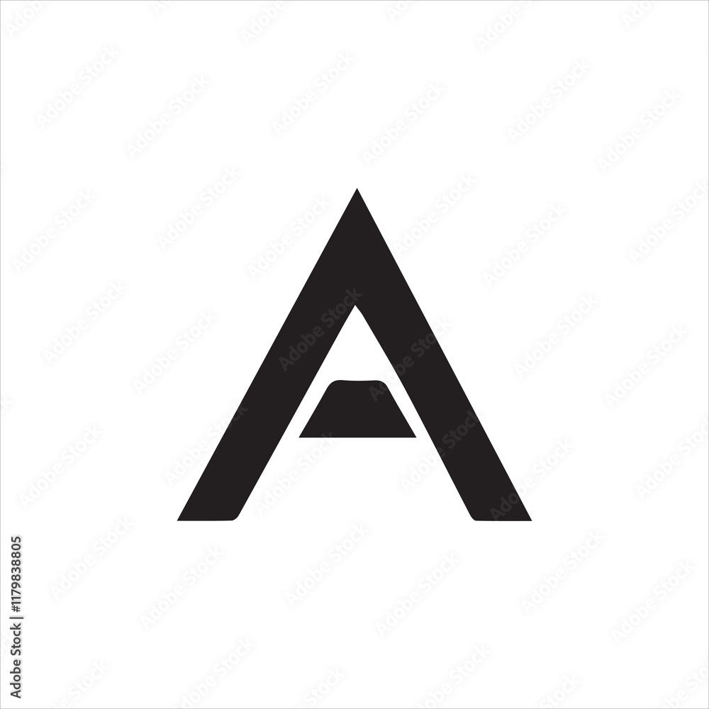 letter a triangle letter a triangle