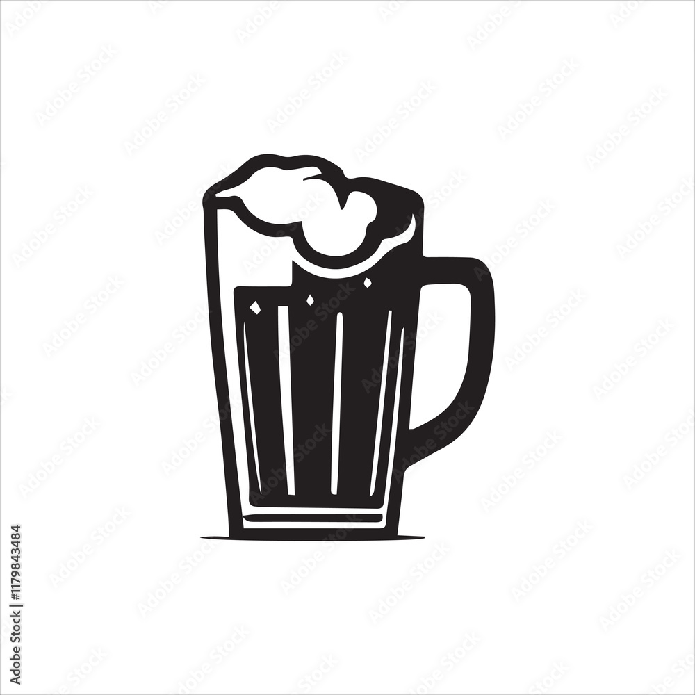 mug of beer with foam mug of beer with foam