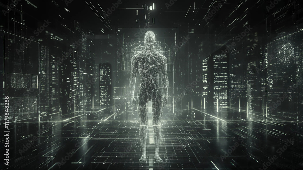 Fototapeta premium Holographic Analyzer