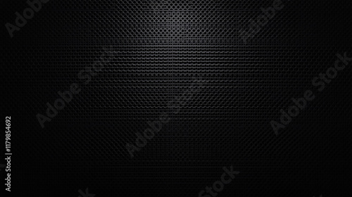 Wallpaper Mural Black iron speaker grill texture. Industrial background, Dark carbon grey abstract geometric background with soar rectangle surfaces with corners, Torontodigital.ca