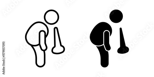Vomit icon set. Symbol isolated white background. vector illustration. color editable.