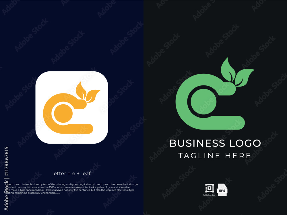 Naklejka premium Logo design and brand identity 