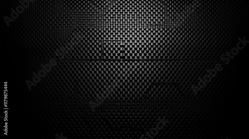 Metallic glitter black background, close up. Dark gray paper background. Black paper texture. 