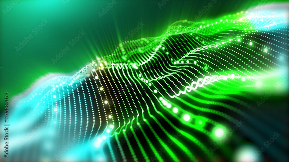 A futuristic background of virtual sparkling waves, smoothly flowing into each other, creates an atmosphere of space and infinity. Opens up new horizons for creative imagination.
A futuristic background of virtual sparkling waves, smoothly flowing into each other, creates an atmosphere of space and infinity. Opens up new horizons for creative imagination.