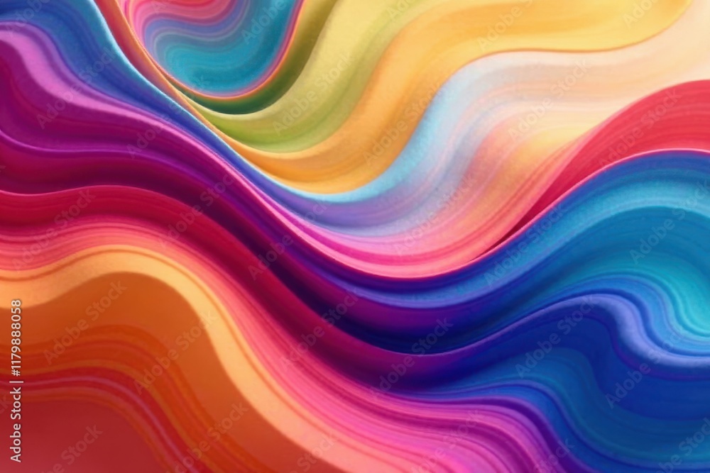 Fluid multicolored stripes, smooth transition, abstract background, banner design, colorful gradients Fluid multicolored stripes, smooth transition, abstract background, banner design, colorful gradients