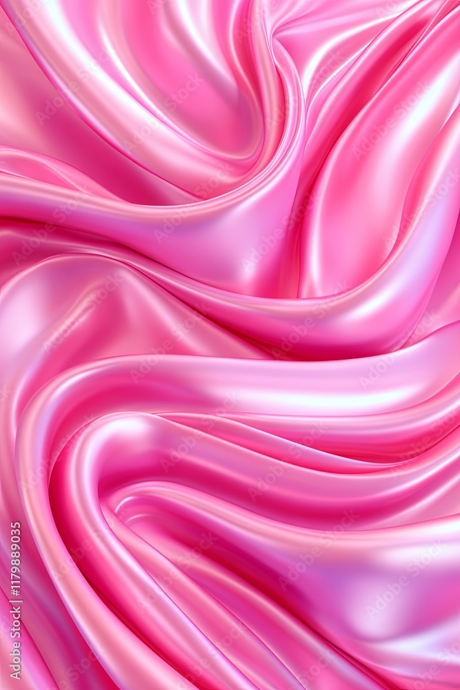 Obraz premium Soft Pink 3D Fabric Background Without Patterns