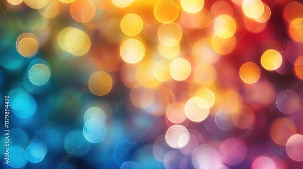 Colorful Bokeh Lights Abstract Background with Warm and Cool Tones for Creative Arts, Event Promotions, Celebrations, or Visual Displays Colorful Bokeh Lights Abstract Background with Warm and Cool Tones for Creative Arts, Event Promotions, Celebrations, or Visual Displays