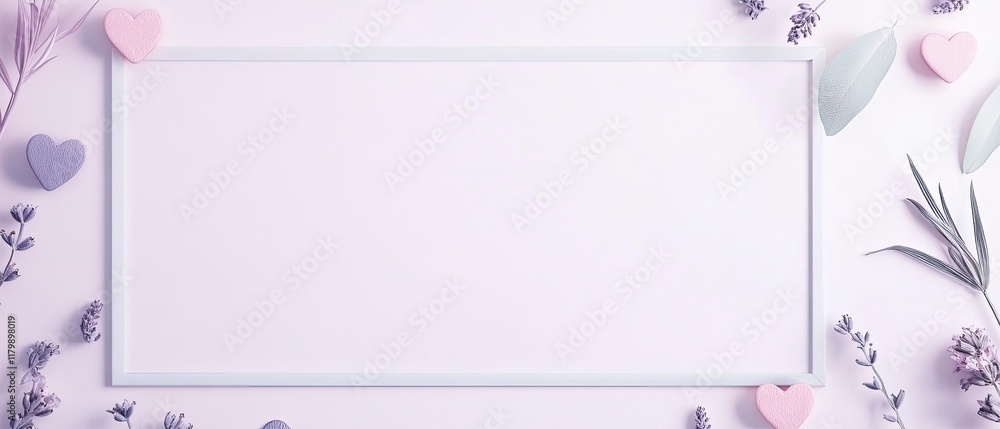 Valentine's day love frame pastel background sweet flowers Valentine's day love frame pastel background sweet flowers