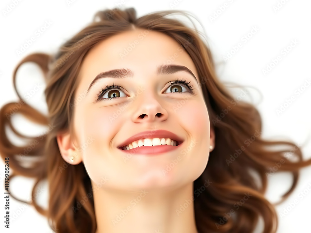 portrait of a woman isolated on white background portrait of a woman isolated on white background