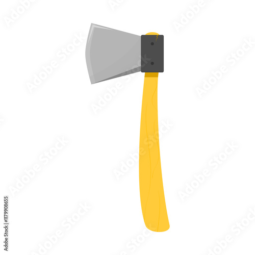 axe. woodcutter axe. tool theme. vector illustration