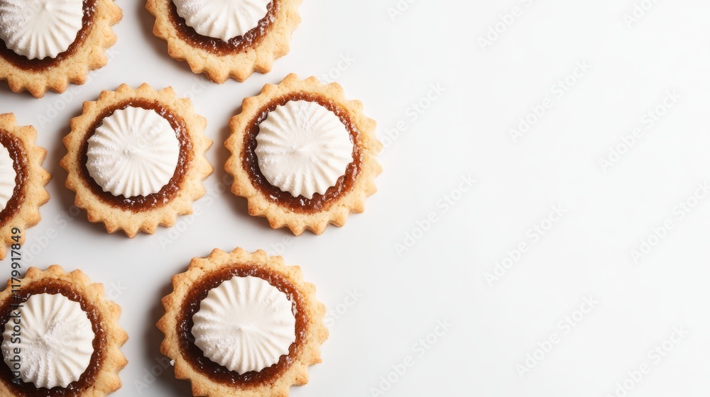 S'mores Linzer Cookies With Copy Space S'mores Linzer Cookies With Copy Space