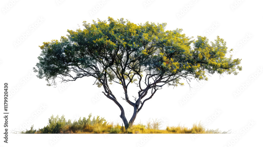 Fototapeta premium tree with yellow leaves