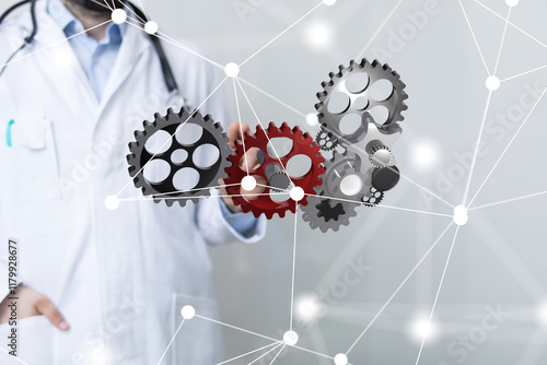 gear Futuristic in Industry...