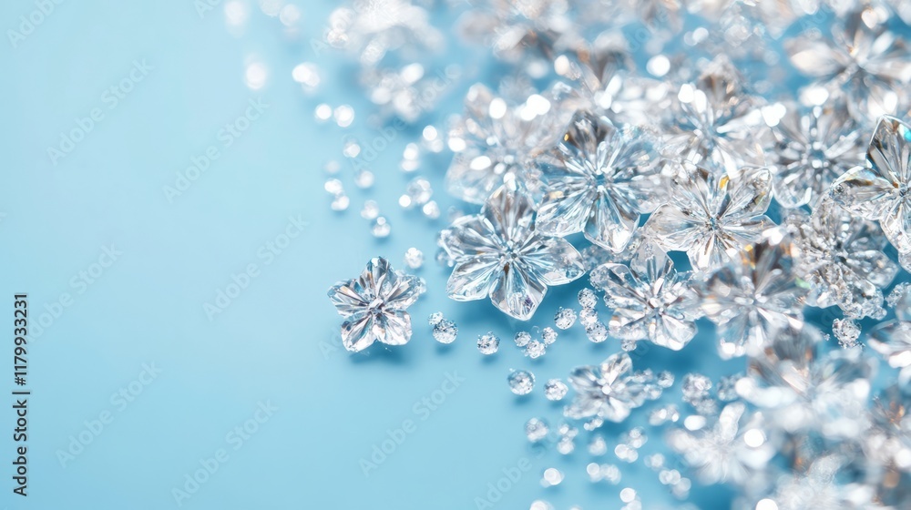 snowflakes with copy space snowflakes with copy space
