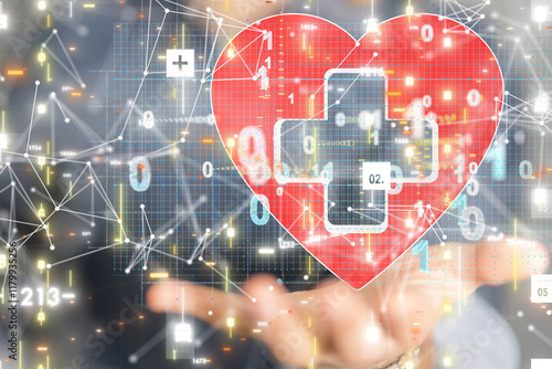 digital medical futuristic ...