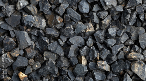 Wallpaper Mural stone surface of the earth, dark stones, Shangita macro detail texture background. close-up raw rough unpolished semi-precious gemstone. Torontodigital.ca